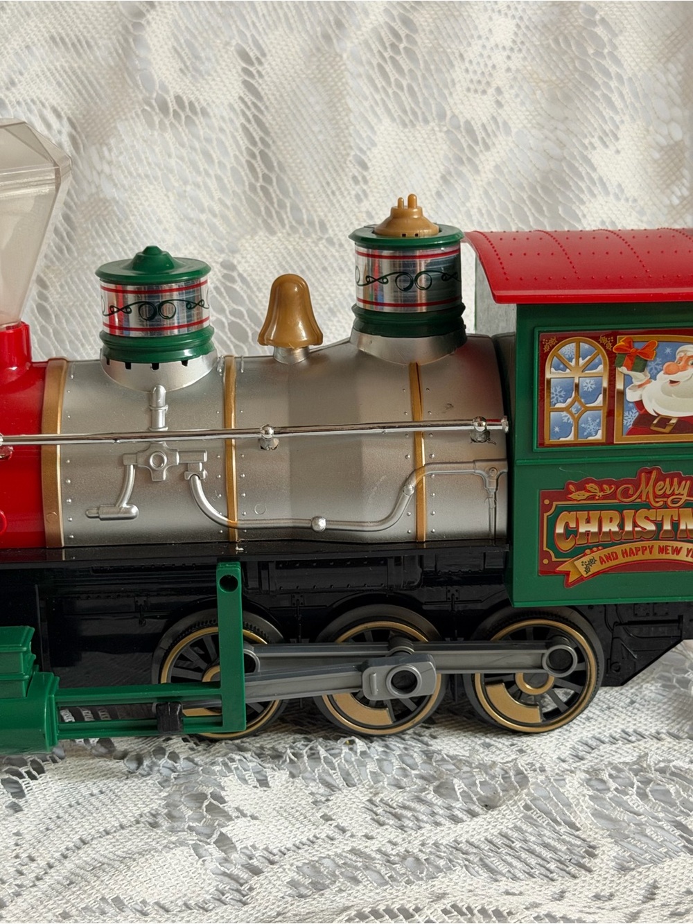 North Pole Express Christmas Train Locomotive (G Scale)